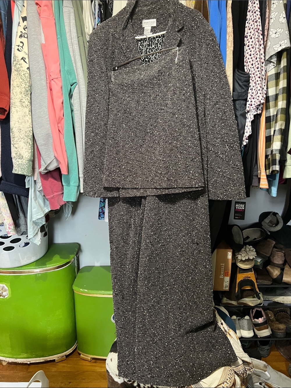 Vintage Women’s Dress suit Full Jacket and Skirt 18